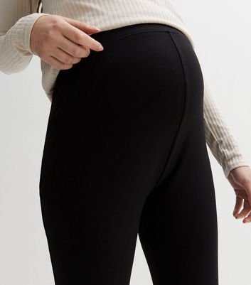 Maternity Black Jersey Leggings | New Look