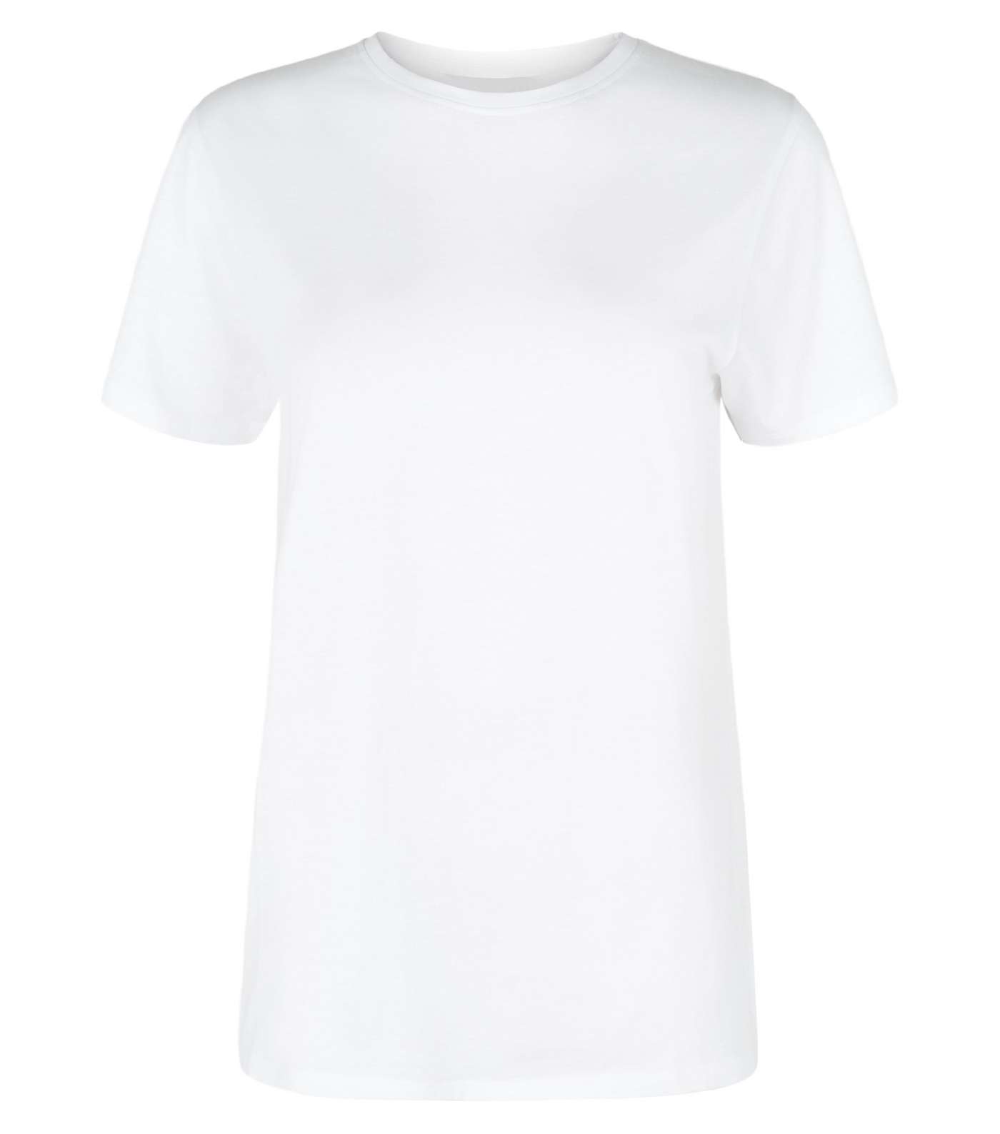 Tall White Cotton T-Shirt Image 4