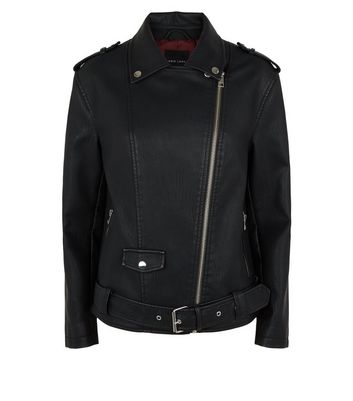 black biker jacket new look