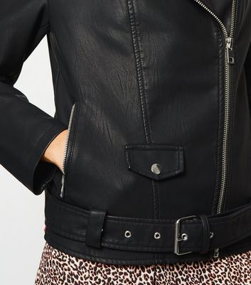 new look quilted leather jacket