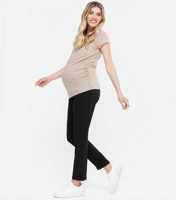 Over Bump Slim Stretch Trousers 