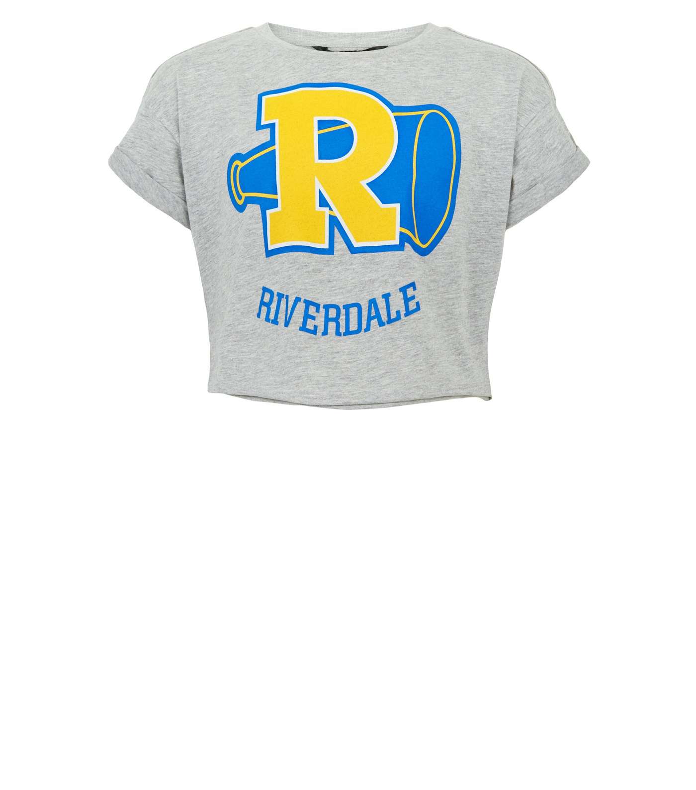 Girls Grey Riverdale Slogan Boxy T-Shirt Image 4