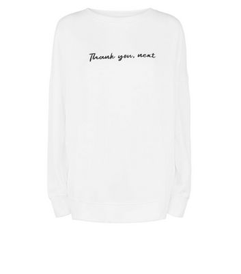 thank you next crew neck