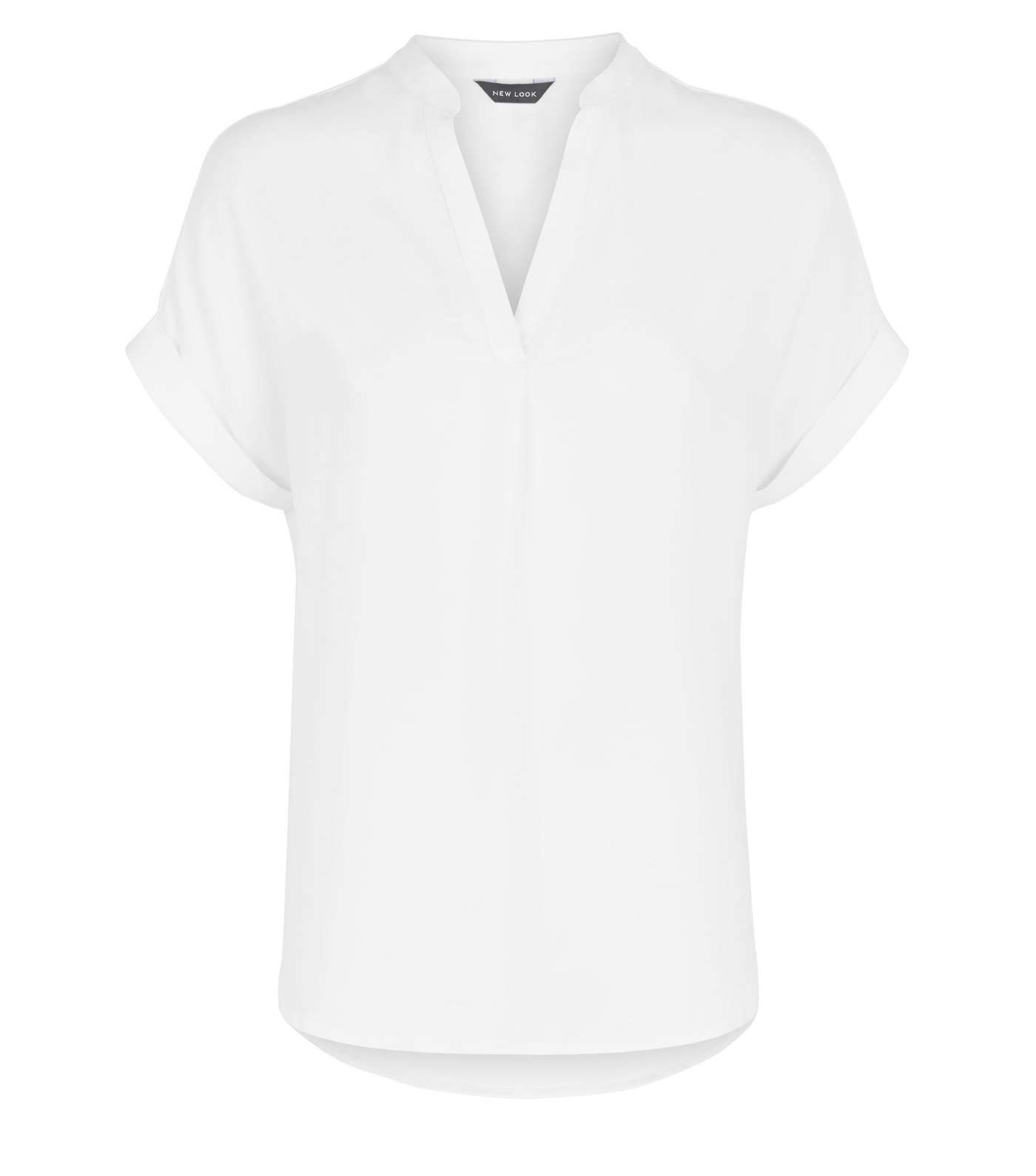 Off White Short Sleeve Overhead Shirt Image 4