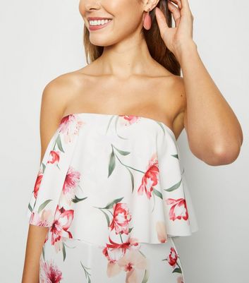 frill bandeau jumpsuit