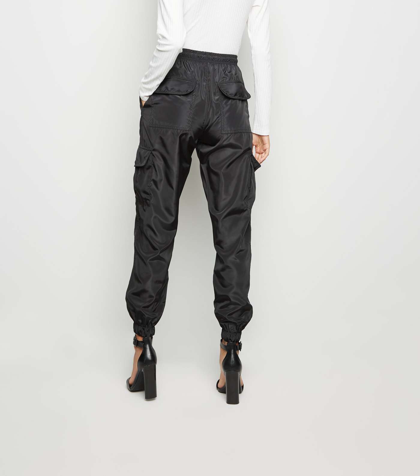Cameo Rose Black Cuffed Utility Trousers Image 3