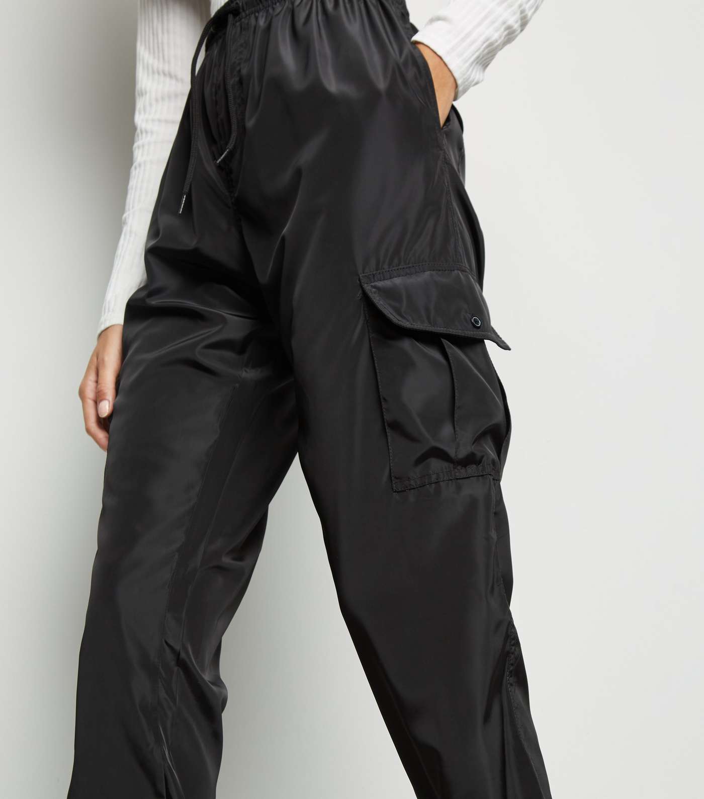Cameo Rose Black Cuffed Utility Trousers Image 5