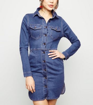 parisian denim dress