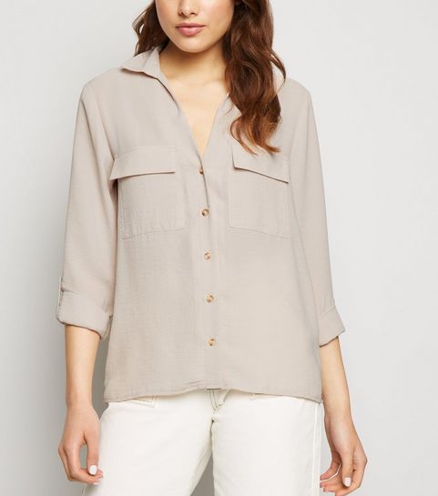 Button Tops | Button Up Tops & Button Front Tops | New Look