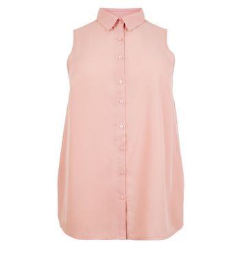 pale pink chiffon top