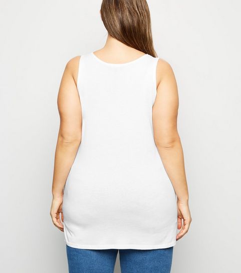 ladies long vest tops uk