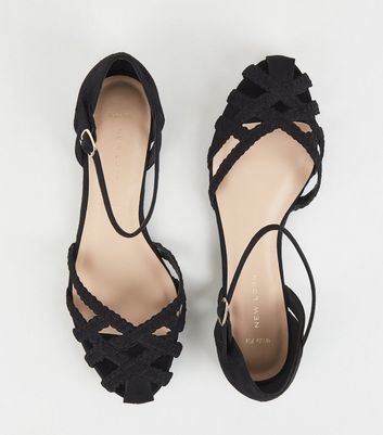 wide fit caged sandals