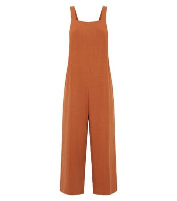 new look burnt orange jumpsuit