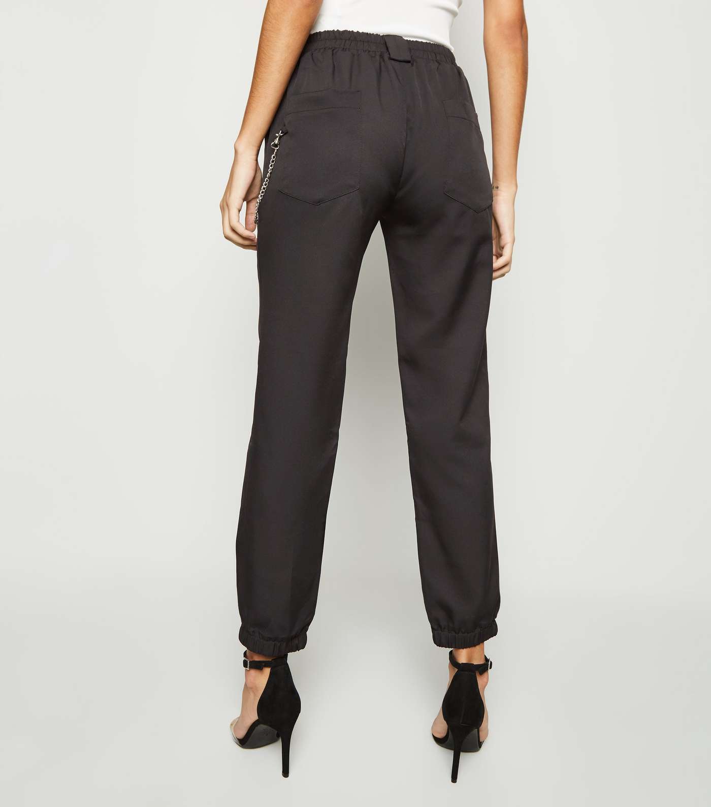 Cameo Rose Black Side Chain Trousers Image 3