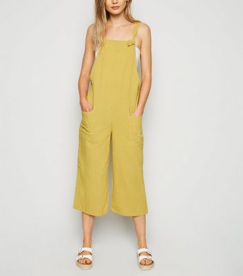 yellow dungarees womens