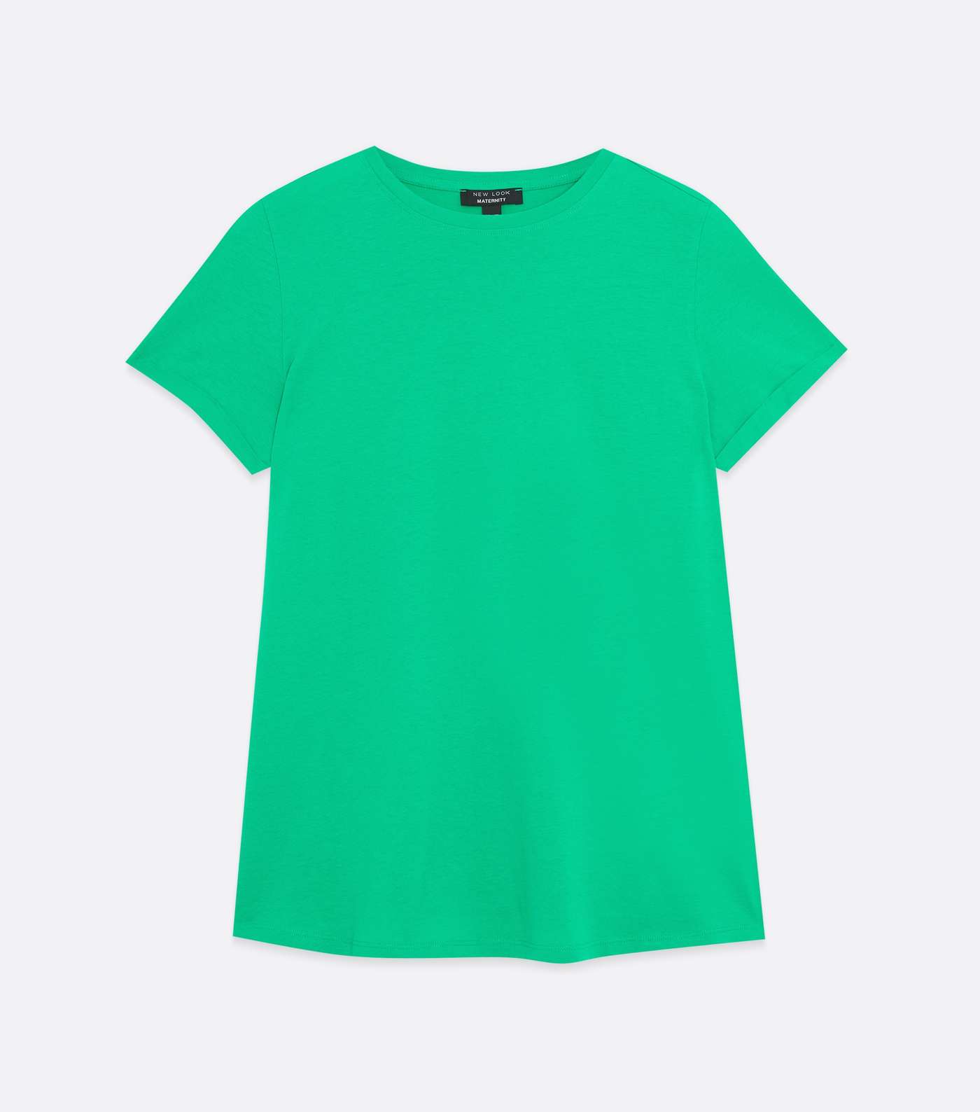 Maternity Green Roll Sleeve T-Shirt Image 5