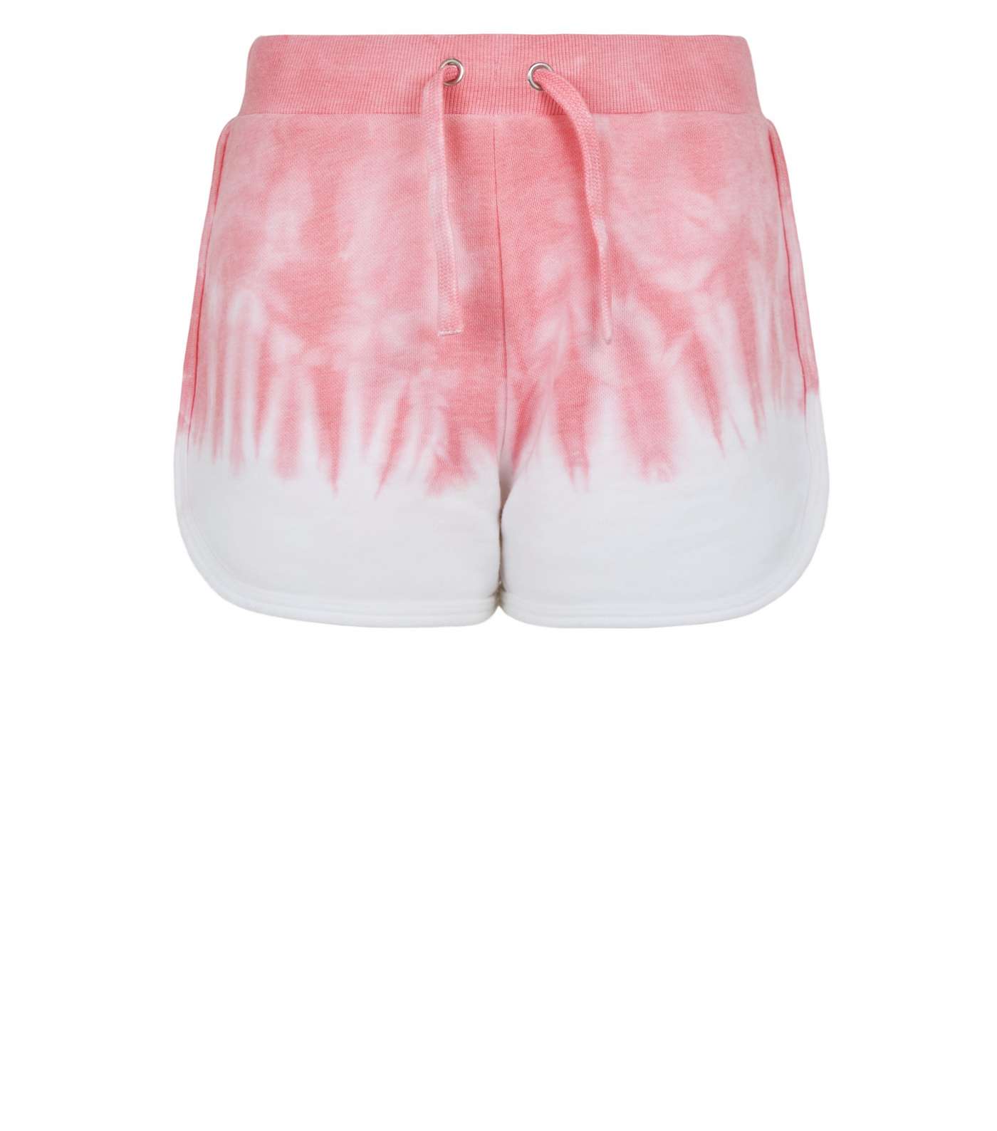 Girls Pink Ombré Tie Dye Jersey Shorts Image 4