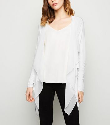 Apricot Cream Lightweight Waterfall Jacket New Look