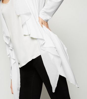 Apricot Cream Lightweight Waterfall Jacket New Look