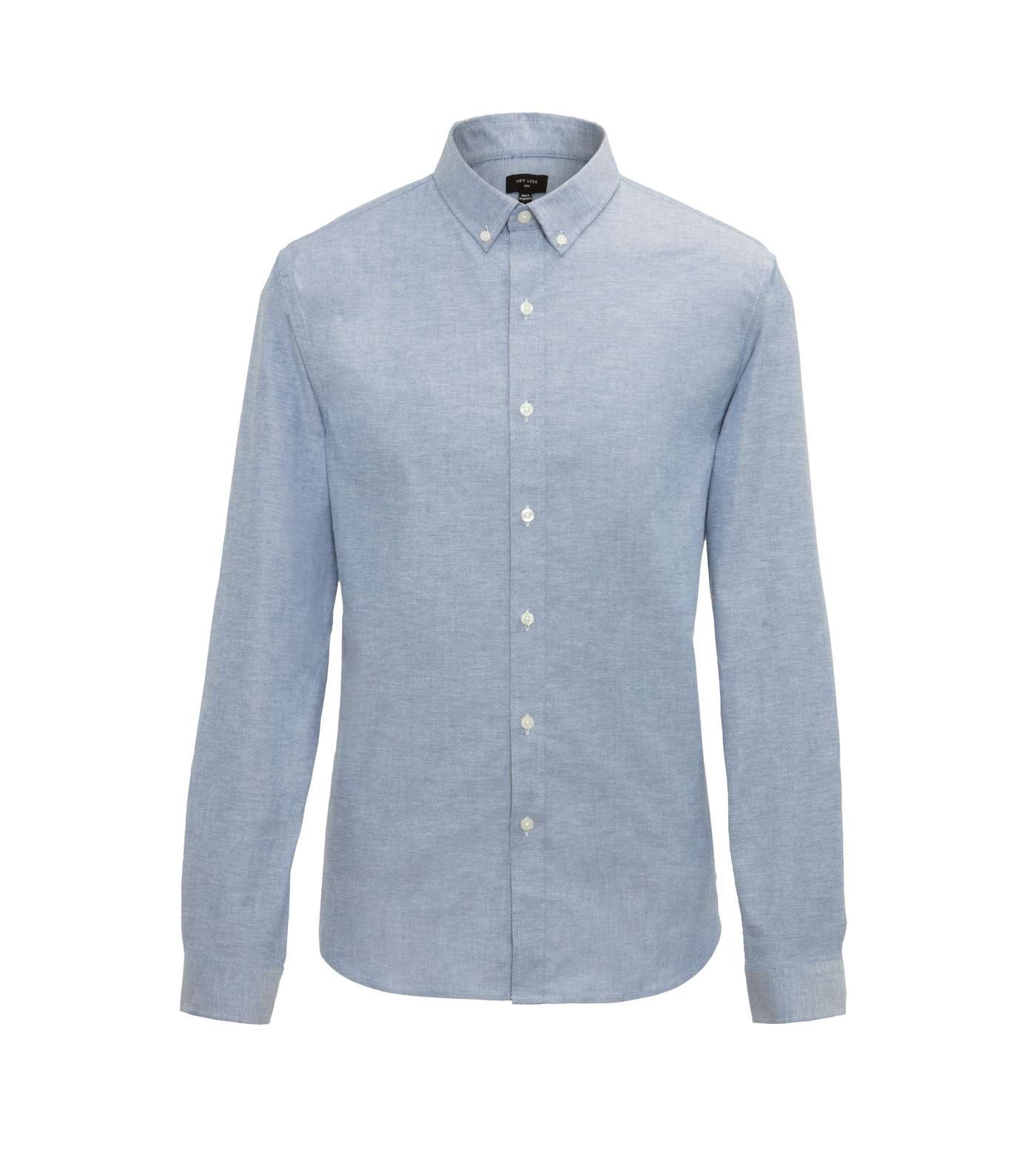 Pale Blue Muscle Fit Oxford Shirt 