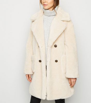New Look Faux Fur Coat | New look coats, Pink fur coat, Womens fashion  jackets