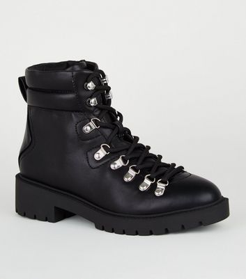 chunky lace up boots womens