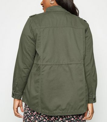 new look khaki utility jacket