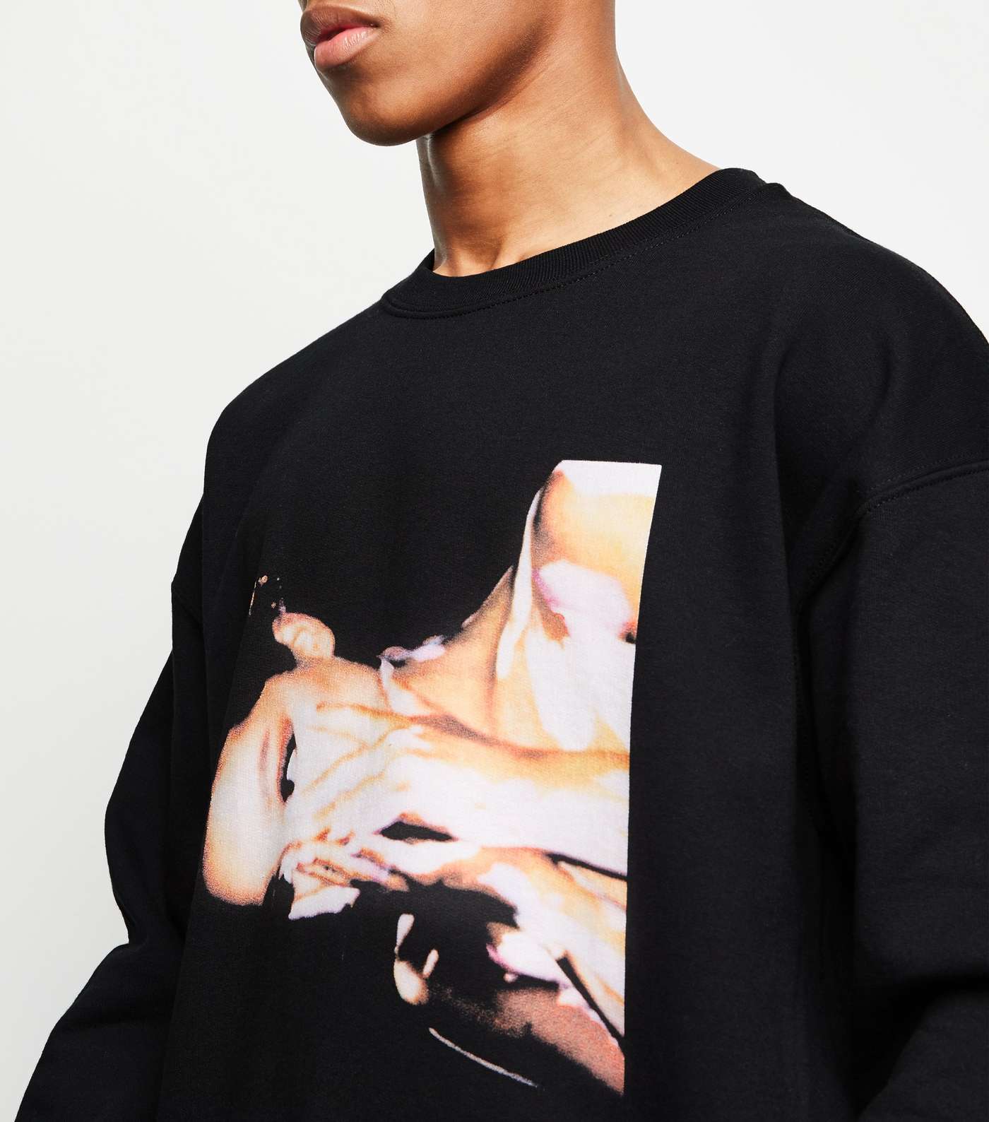 Black Photo Print Ariana Grande Sweatshirt Image 5