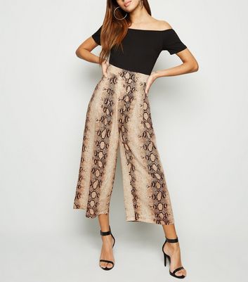 new look snake print jumpsuit