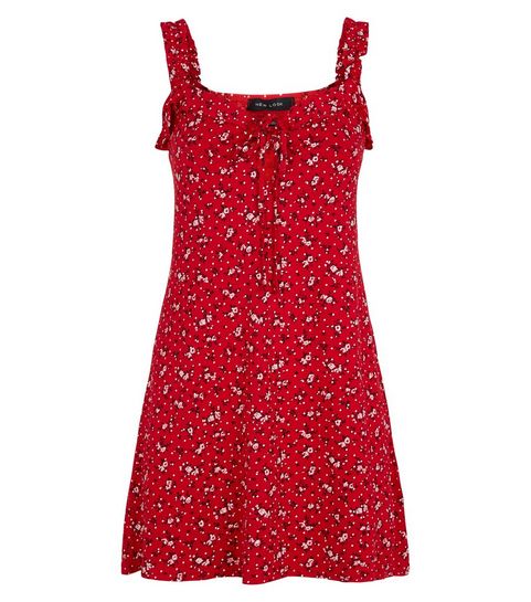 Red Dresses | Long Red, Maroon & Burgundy Dresses | New Look