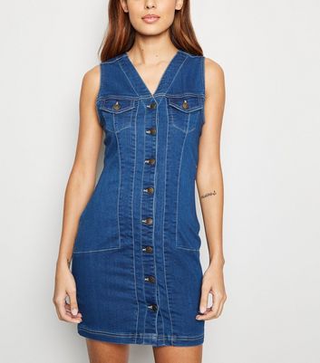 parisian denim dress