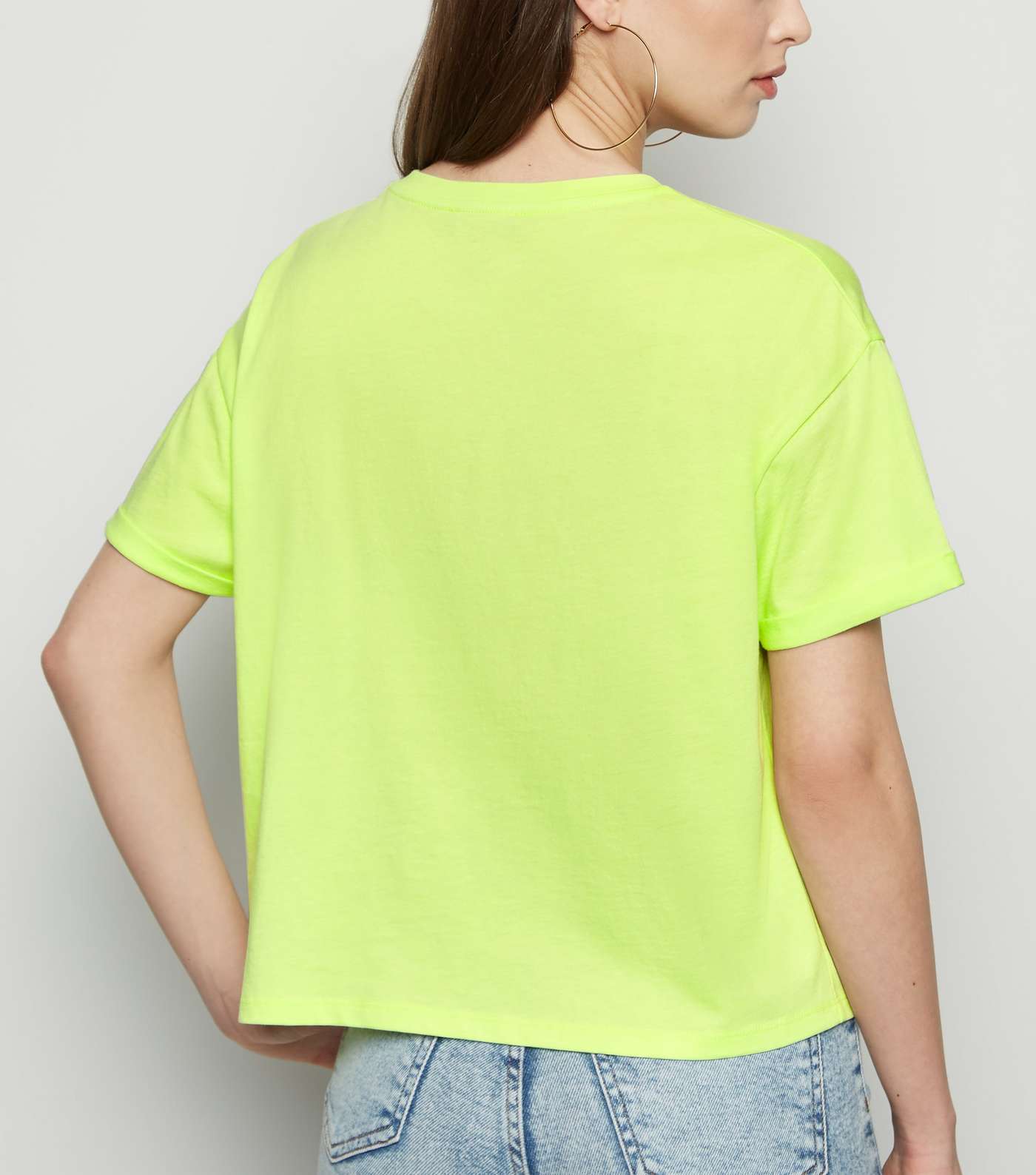 Light Green Boxy Crop T-Shirt Image 3