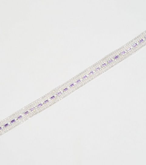 Lilac Premium Mixed Diamanté Choker
