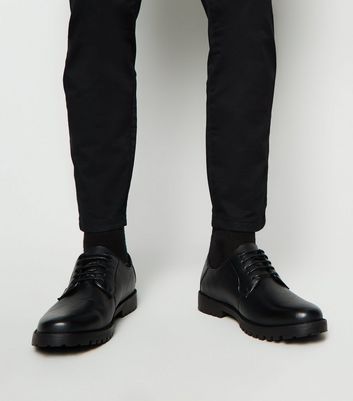 mens black leather derby shoes