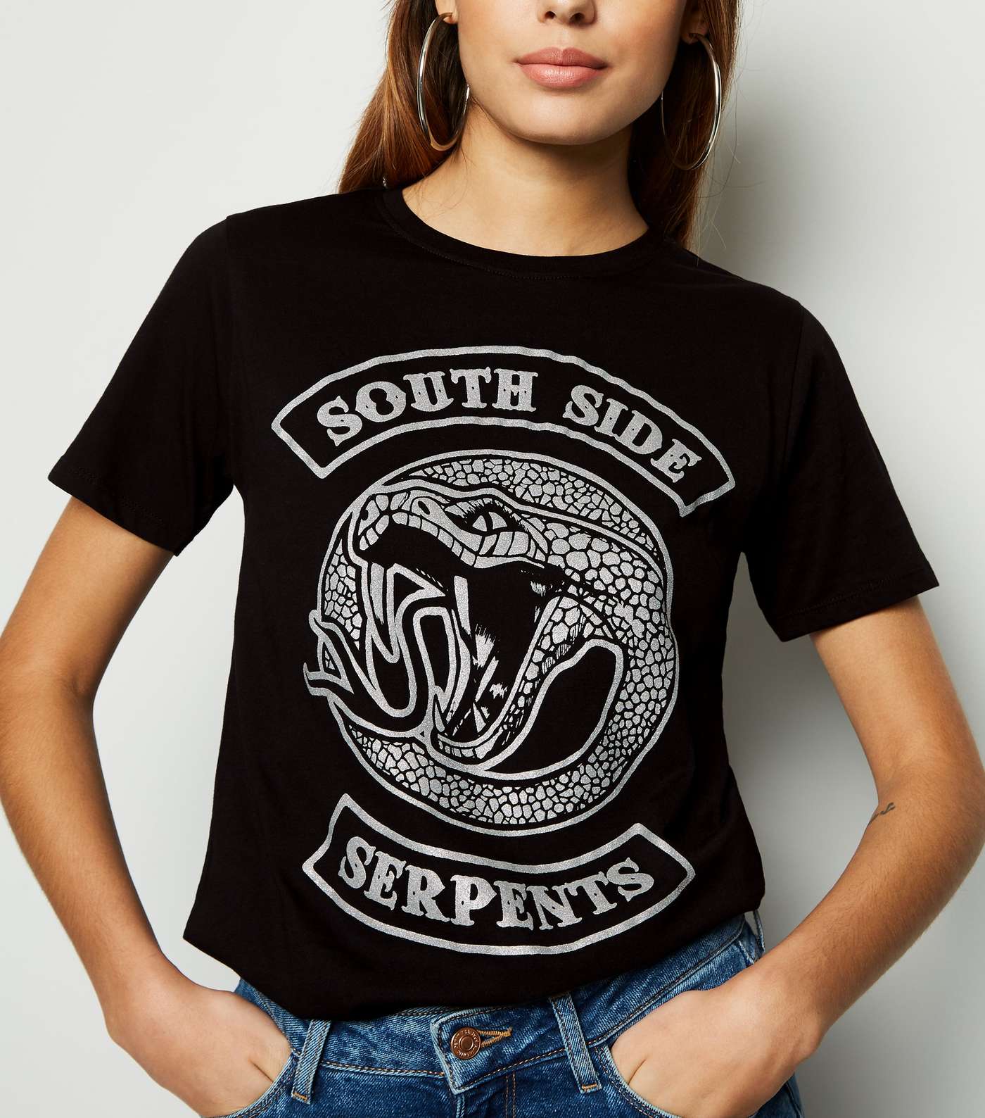 Black South Side Serpents Slogan T-Shirt