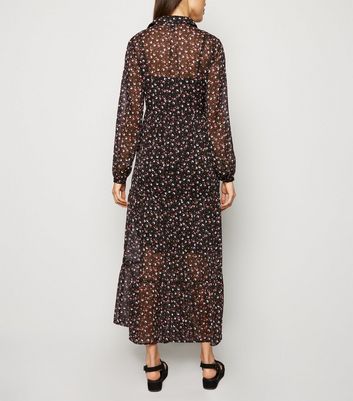 new look chiffon dress