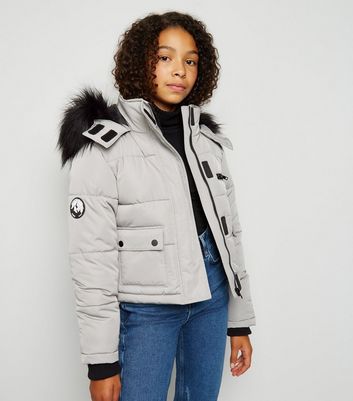 New look girls sales fur coat