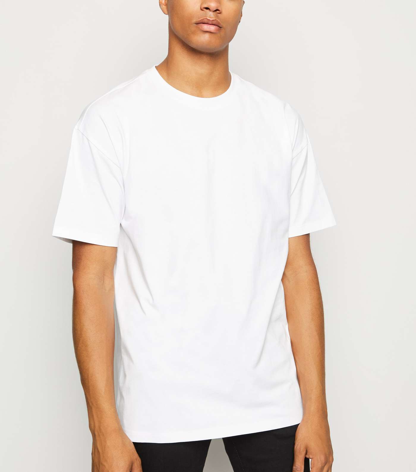 White Oversized Heavy Cotton T-Shirt