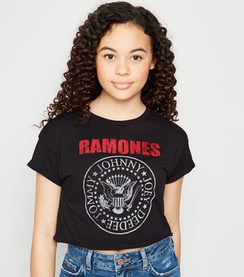 ramones t shirt girl