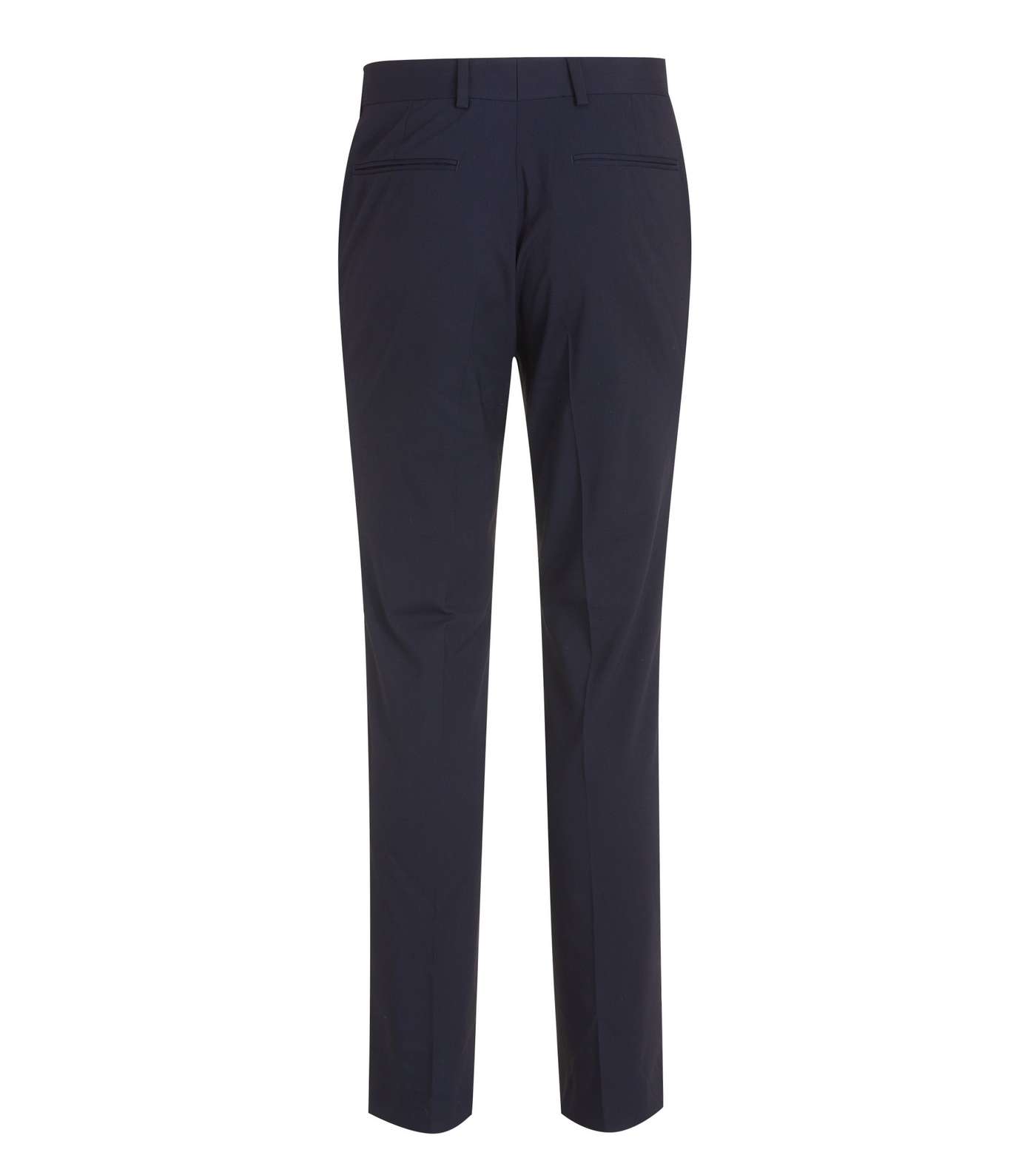 Navy Slim Fit Suit Trousers Image 2