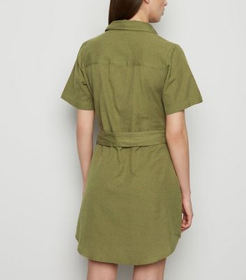 new look utility shirt dress