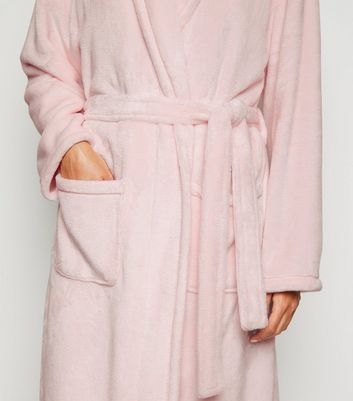 pink dressing gown new look