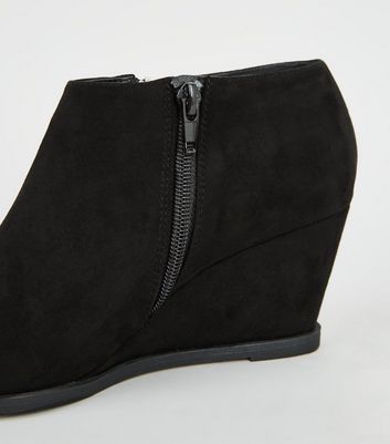 wedge shoe boots