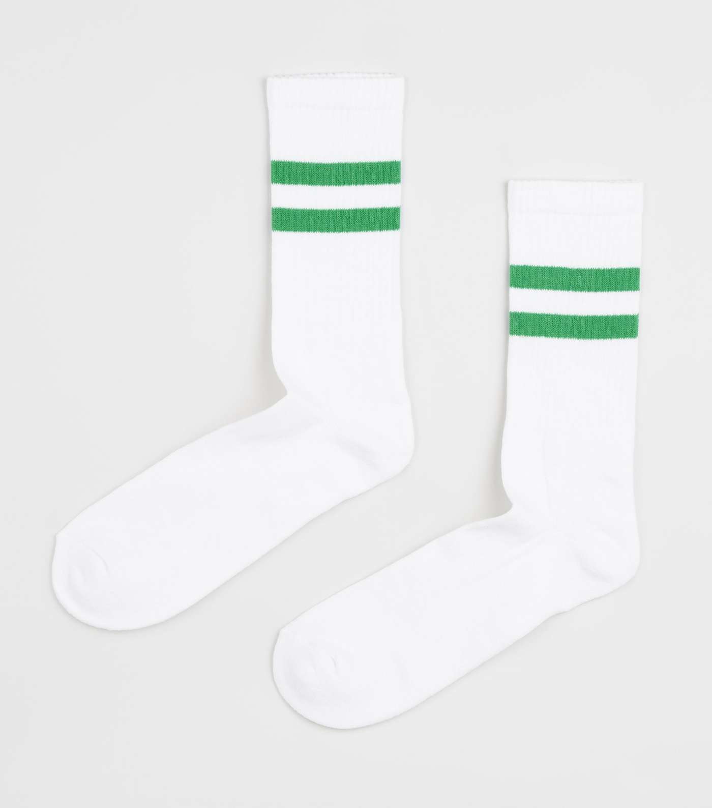 Green Stripe Pattern Socks