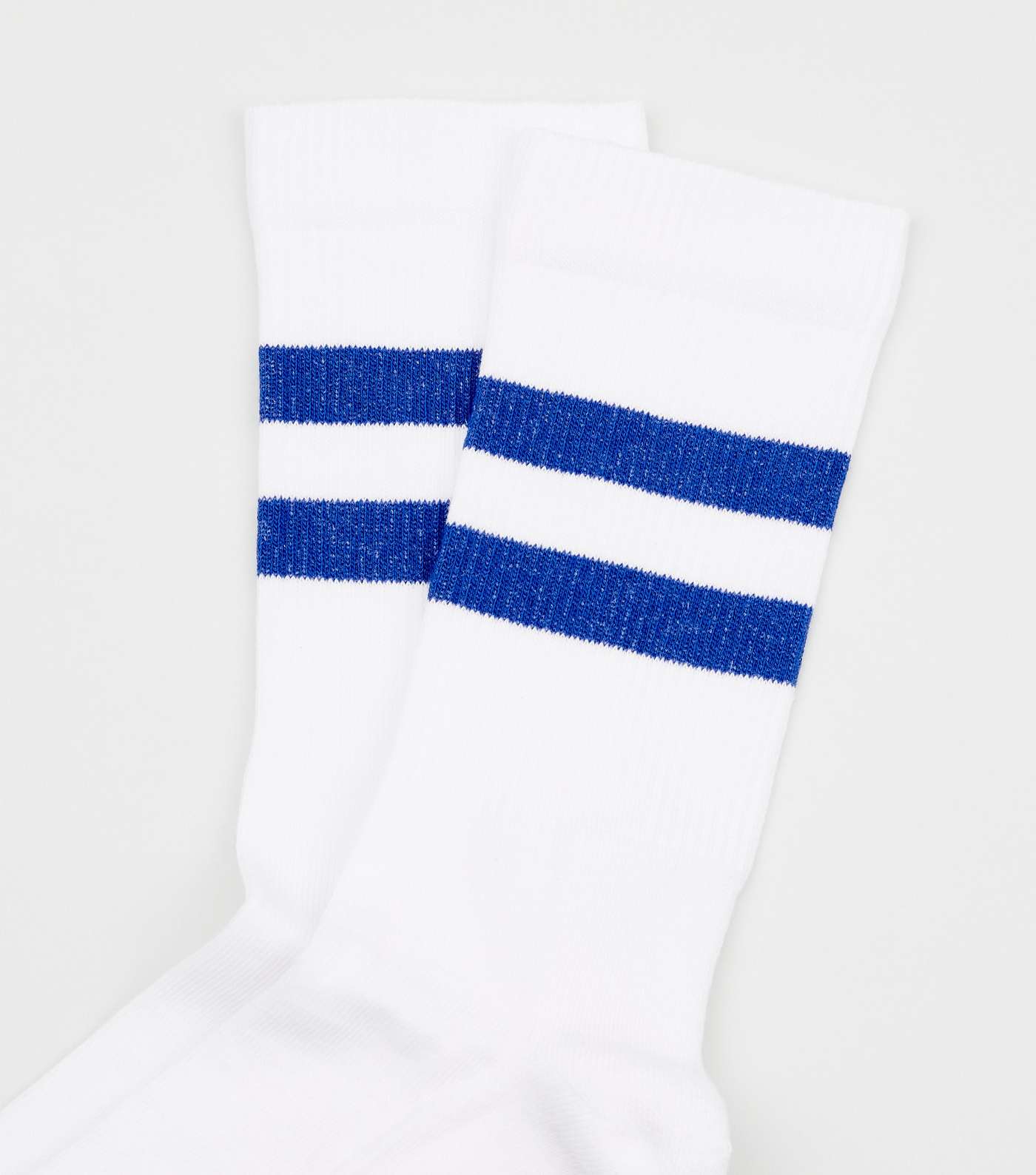 Blue Stripe Pattern Socks Image 2