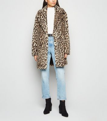 fur leopard vest