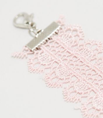 Pale Pink Lace Choker | New Look