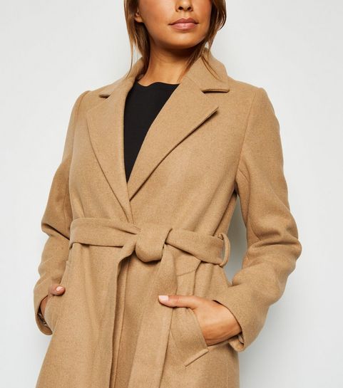 Women's Camel Coats | Long Camel Coats | New Look