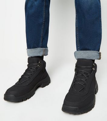 Black Chunky Hiker Boots | New Look