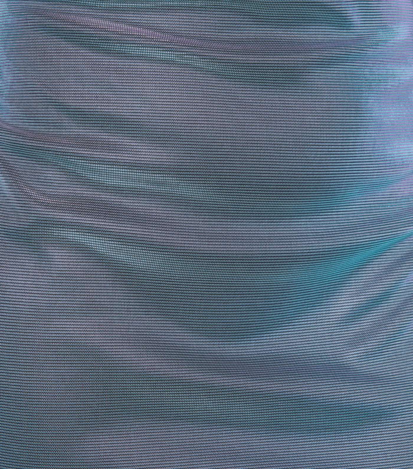 Pale Blue Metallic Plunge Neck Strappy Dress Image 5